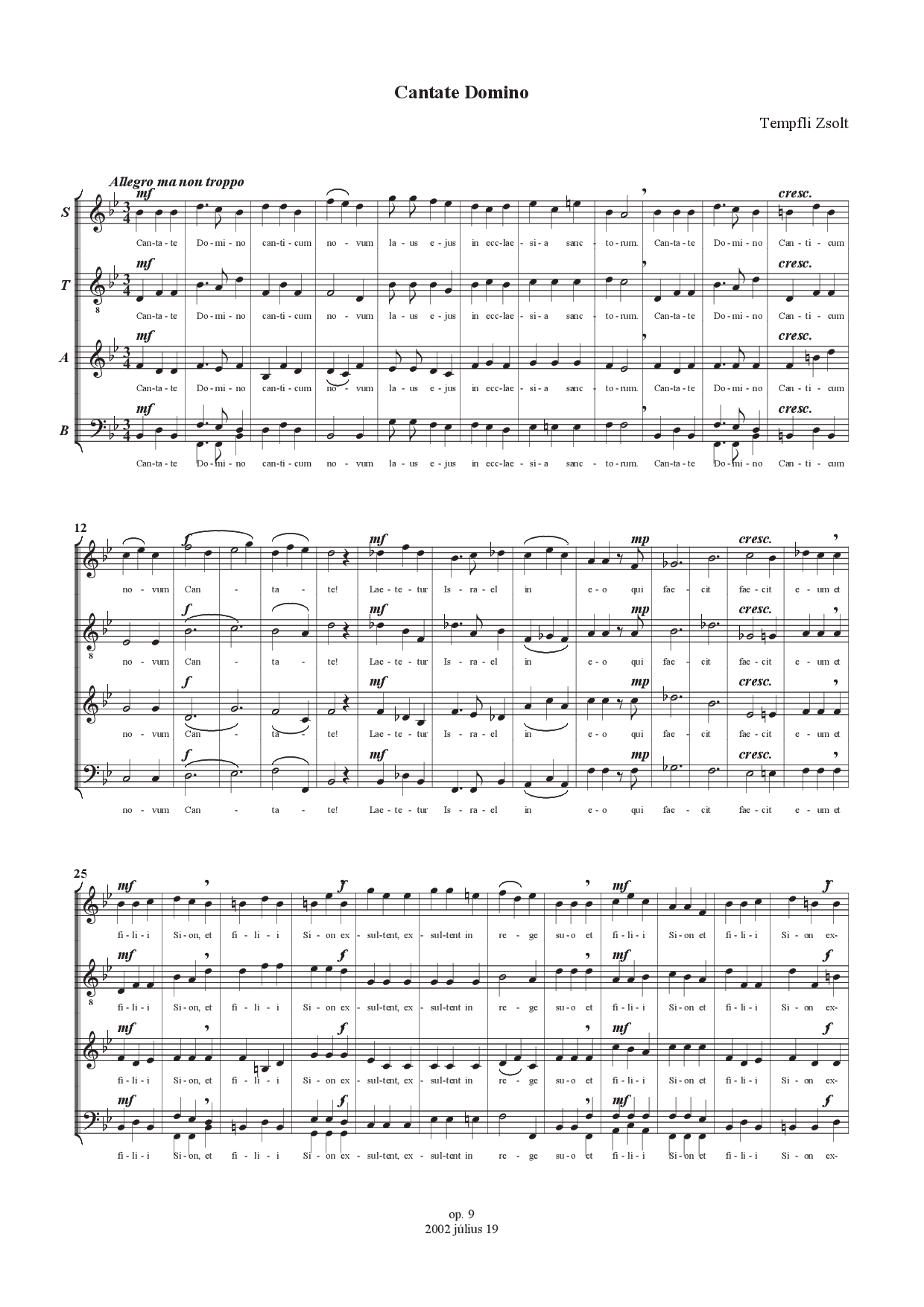 Tempfli Zsolt: Cantate Domino op. 7 vegyeskarra (SATB)/></p>
					</div><!-- .entry-content -->
		
		<footer class=