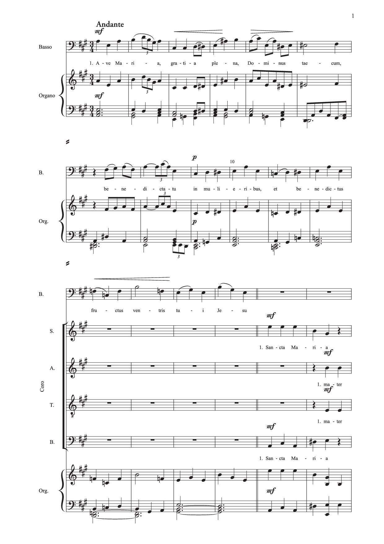 Zsolt Tempfli - Ave Maria no. 5 Organ