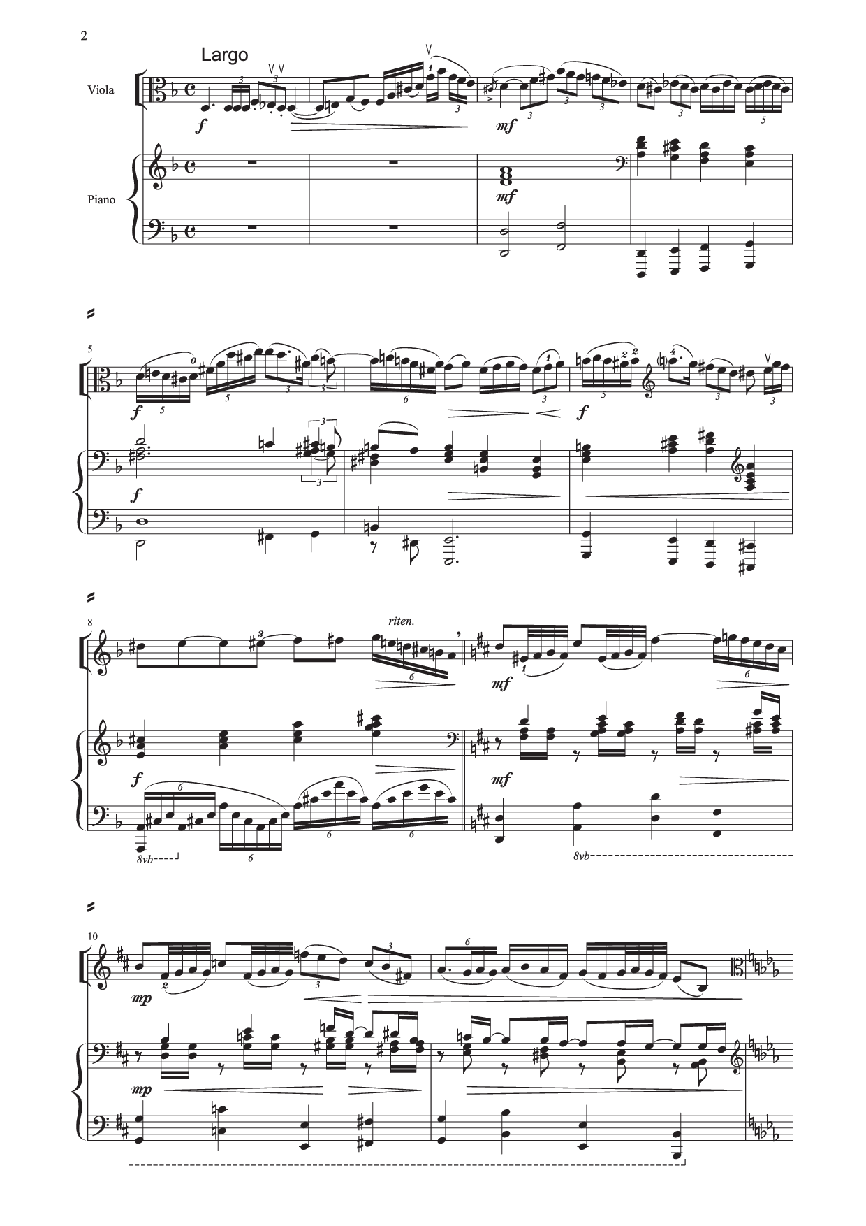 Zsolt Tempfli - Elegie pentru violă şi pian op. 29